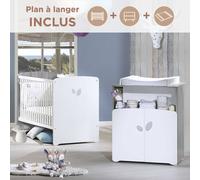 Baby Price NT371 Chambre Bébé Duo Lit + Commode