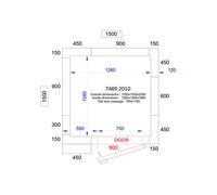 Chambre Froide Négative & Groupe Négatif Hauteur 2200 mm Combisteel 1 G