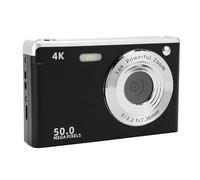Chambre Numérique Compact, 16x Zoom 700mAh Chamber Numérique 4K 50MP pour Le Portrait (Black)