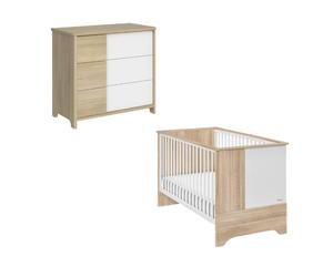 Chambre Sacha : lit, commode