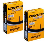 Chambres air Continental Race 28 700 x 20-25c pour v lo Valve Presta de 42 mm de long Lot de 2