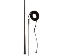 Chambrière équitation avec balance nylon Hispano Hipica Noir 180 cm