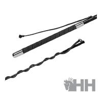 Chambrière équitation Fleck Economy 05674 Carbon Telescopic Noir 200 cm