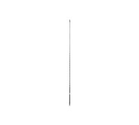 Chambrière équitation flotte silicon Fleck Noir 180 cm