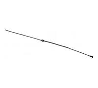 Chambrière équitation Whip & Go Carbone Noir 180 cm