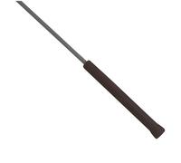 Chambrière équitation Whip & Go Polyamide massif Gris 160 cm