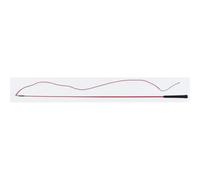Chambrière équitation Whip & Go Polyamide massif Rouge 160 cm