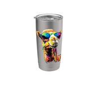 Chameau avec Lunettes de Soleil Dromadaire Tramelot Gobelet isotherme en acier inoxydable double paroi