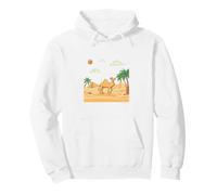 Chameau dans Le désert Parmi Les Dunes de Sable et Les Palmiers Sweat à Capuche