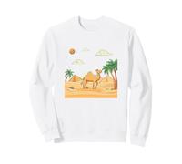 Chameau dans Le désert Parmi Les Dunes de Sable et Les Palmiers Sweatshirt