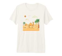Chameau dans Le désert Parmi Les Dunes de Sable et Les Palmiers T-Shirt Haut de Gamme