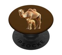 Chameaux. Animaux étonnants et Vie Sauvage PopSockets PopGrip Adhésif
