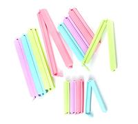 CHAMEEN Lot de 12 clips de fermeture en plastique pour sac de congélation