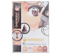 Chameleon Art Products - 5 Color Tops - Accessoires Chameleon pour des dégradés de Couleurs; Tons Chair