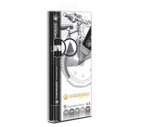 Chameleon Art Products - Marqueurs Chameleon Pens, 5 marqueurs à Base d'alcool; Tons Gris