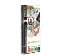 Chameleon Art Products - Marqueurs Chameleon Pens, 5 marqueurs à Base d'alcool; Tons Nature