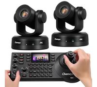 Chameye Ensemble de 4K 10x AI PTZ Camera avec NDI PTZ Controller (C410*2+ E300)