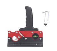 Chamfer Plane for Woodworking | Aluminum Alloy Hand Planer with Depth Adjustment & Leveling Bubbles | Quick Border Planing/Corner Trimming Tool for Carpenters & DIY Crafts (Red)