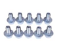 Chamixx Lot de 10 vis autotaraudeuses à tête hexagonale 710-1260A 112-0395 710-0650 710-0599 compatible avec Columbia Craftsman Huskee Troy Bilt 420 1000 RZT-42 CC760ES 1170 RZT-S46 3225 Modèles :