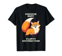 Chamois de distraction moelleux | Renard amusant pixel art, joueur rétro T-Shirt
