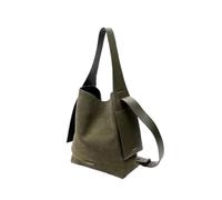 Chamois en cuir seau sac, bandoulière Casual unique épaule Lady sac fourre-tout, Messenger Shopping pochette mode fille cadeau