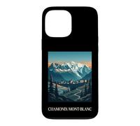 Chamonix Mont Blanc Alpes Alpes Françaises Montagne Rétro Coque pour iPhone 13 Pro Max