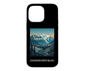 Chamonix Mont Blanc Alpes Alpes Françaises Montagne Rétro Coque pour iPhone 14 Pro Max