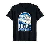 Chamonix Mont Blanc Alpes Françaises Coolcation Travel T-Shirt