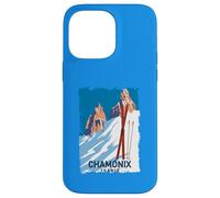 Chamonix Mont Blanc Ski des Alpes Françaises Sport Hiver Vintage Coque pour iPhone 14 Pro Max