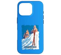 Chamonix Mont Blanc Ski des Alpes Françaises Sport Hiver Vintage Coque pour iPhone 16 Pro