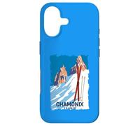 Chamonix Mont Blanc Ski des Alpes Françaises Sport Hiver Vintage Coque pour iPhone 17
