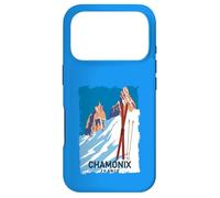 Chamonix Mont Blanc Ski des Alpes Françaises Sport Hiver Vintage Coque pour iPhone 17 Pro