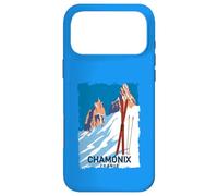 Chamonix Mont Blanc Ski des Alpes Françaises Sport Hiver Vintage Coque pour iPhone 17 Pro Max