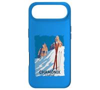Chamonix Mont Blanc Ski des Alpes Françaises Sport Hiver Vintage Coque pour iPhone Air