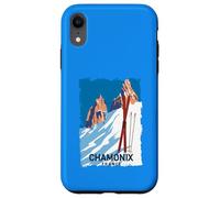 Chamonix Mont Blanc Ski des Alpes Françaises Sport Hiver Vintage Coque pour iPhone XR