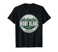 Chamonix Mont Blanc Zone de villégiature Plus Haut Sommet des Alpes T-Shirt