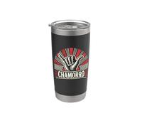 Chamorro Haha Adai Surf Guam Pride Graphic Shirt Cadeau Design Gobelet isotherme en acier inoxydable double paroi