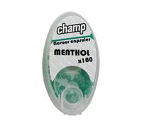 CHAMP 100 Capsules Saveur Menthol pour Filtres Cigarettes, Capsules Aromatisées Menthol, Fraîcheur Intense, 40682061