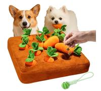 Champ à renifler - jouet interactif pour animaux, Tapis de fouille chien, Carotte jouet chien, Amovible et lavable en machine, Pour l'entraînement olfactif et la limitation de l'alimentation (1PC)