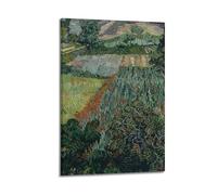 Champ avec coquelicots Vincent Van Gogh Célèbre Art Prints Instant Van Gogh Impression vintage Printemps Fine Art Impression sur toile Art mural pour décoration de chambre Poster décoratif sur toile