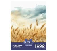 Champ de Blé et Coucher de Soleil Puzzle 1000 Pièces Educa Jouet en Bois Divertissement Créatif Décoration Intérieure Jeu Éducatif Challenge Toy Adultes Et Enfants À Partir De 14 Ans 38x26cm/1000pcs