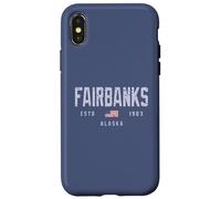 Champ de Fairbanks en Alaska//Fairbanks AK Coque pour iPhone X/XS