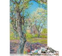 Champ de Fleurs Sauvages à l'aube Puzzle : Un Puzzle en Carton de qualité supérieure, Stimulant et Stimulant pour Adultes, Cadeau de Noël, 1 000 pièces (38 x 26 cm)