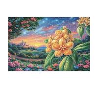 Champ de pâquerettes 1000 Pieces Casse-tête Expert Confirmé en Carton Épais Rigide Très Difficile Niveau Expert Motif Complexe Cadeau Anniversaire Premium 1000 PCS/75x50cm