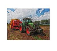 Champ de tracteurs，1000 pièces de Puzzles en Papier, pour Adultes et Enfants（38x26cm）-R88