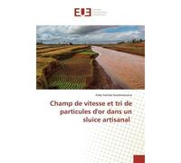 Champ de vitesse et tri de particules d'or dans un sluice artisanal - Eddy Harilala Rasolomanana - Universitaires Europeennes - broché - Livre