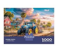 Champ labré trac Puzzle 1000 Pièces Adulte sans Poussière, Jeu De Puzzle Premium Ferme paysagejeu Éducatif Décompression pour Une Activité Détente, Fun Fresent & Activités pour La Ma