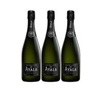 Champagne Brut Majeur Blanc - Maison Ayala - Lot de 3x75cl - Cépages Chardonnay, Pinot Noir - 16/20 Bettane Desseauve