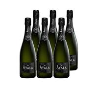 Champagne Brut Majeur Blanc - Maison Ayala - Lot de 6x75cl - Cépages Chardonnay, Pinot Noir - 16/20 Bettane Desseauve