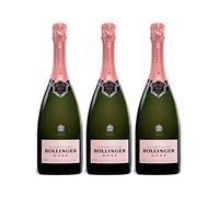 Champagne Brut Rosé - Bollinger - Lot de 3x75cl - Cépages Chardonnay, Pinot Meunier